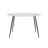Bledar Ash Round Solid Wood Base Dining Table