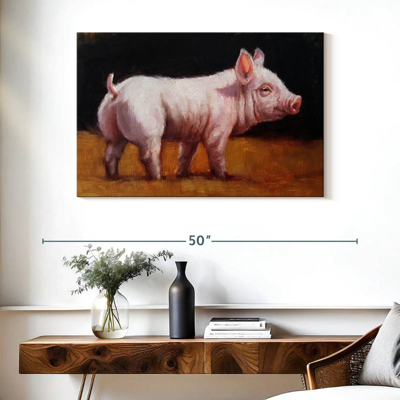 Brampt Wilbur, 26" H x 39" W