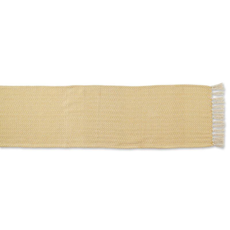 Desta Solid Table Runner,  72'' x 15'' , Marigold