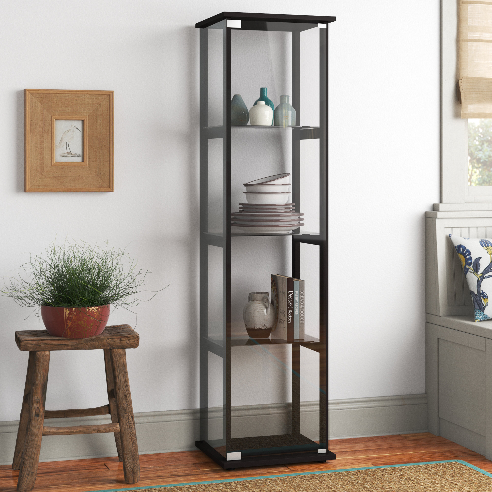 Wayfair curio deals cabinets on sale