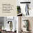 Flip Solid Wood, Metal Wall 5 - Hook Wall Mounted Coat Rack