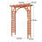 Valmonte 160cm W x 60cm D Solid Wood Arbour in Wood