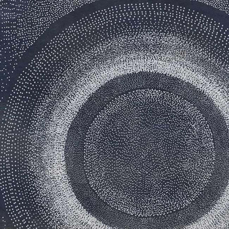 Geometric Wallpaper Double Roll, Indigo