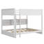 Lit superposé avec armoires de rangement et ports USB-1226169142