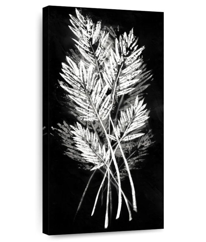 Palm Leaf Fresco I, 54" H x 27" W