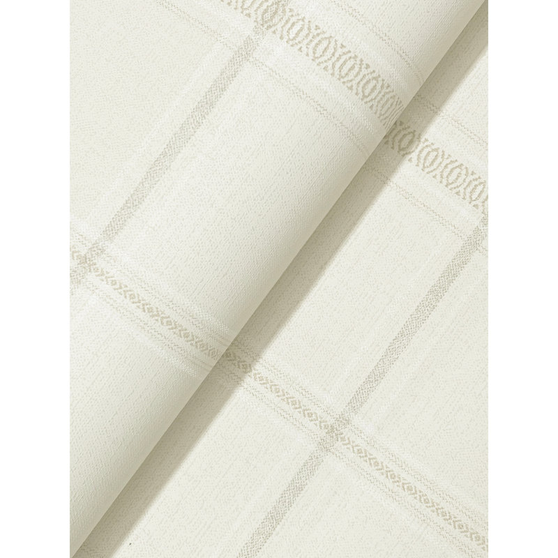 Papier peint à carreaux auberge Ivoire, Ivoire ivoire