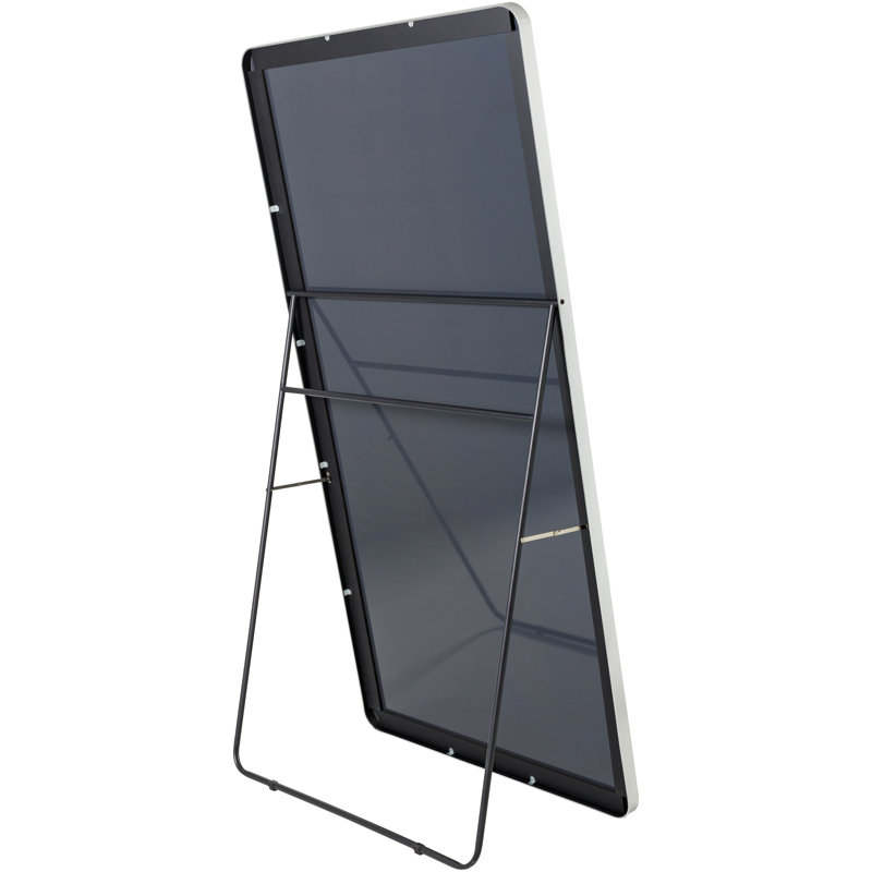 Destefano Essence Full Length Mirror, Silver, 65" x 22"