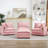 Modular Sectional Sofa, 102 Inch L Shaped Couch Set For Living Room, 3-Seater Comfy Cloud Couches With Movable Ottoman, DIY Combination, Chenille-1737665505