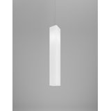 Tubes Suspension 60 White Glossy Matt Nickel E26 Ul