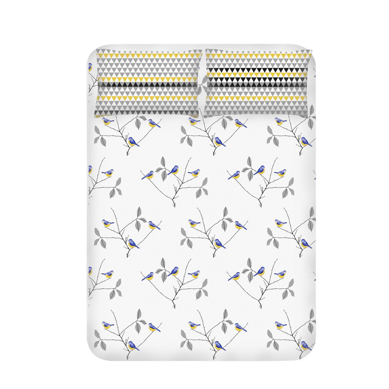 Ensemble de draps 100% coton Jackelin
