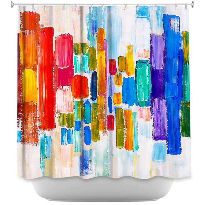 Abstract Shower Curtain