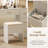 Vanity Desk with Mirror & Lights Dressing Table w/ Storage Stool Makeup Table