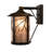 Rustic Lodge Steel Armed Sconce