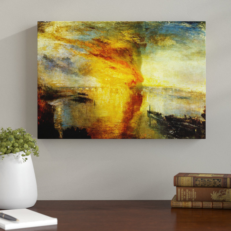 J.M.W. Turner - Wrapped Canvas Painting, 40cm H x 60cm W