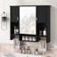 Armoire murale de salle de bain moderne avec miroir 35 po x 28 po