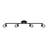 33.22'' 4 -Light Linear Track Kit Bulb Replaceable LED Ceiling Spotlight with 4 8W GU10 Bulbs 3000K-130523580
