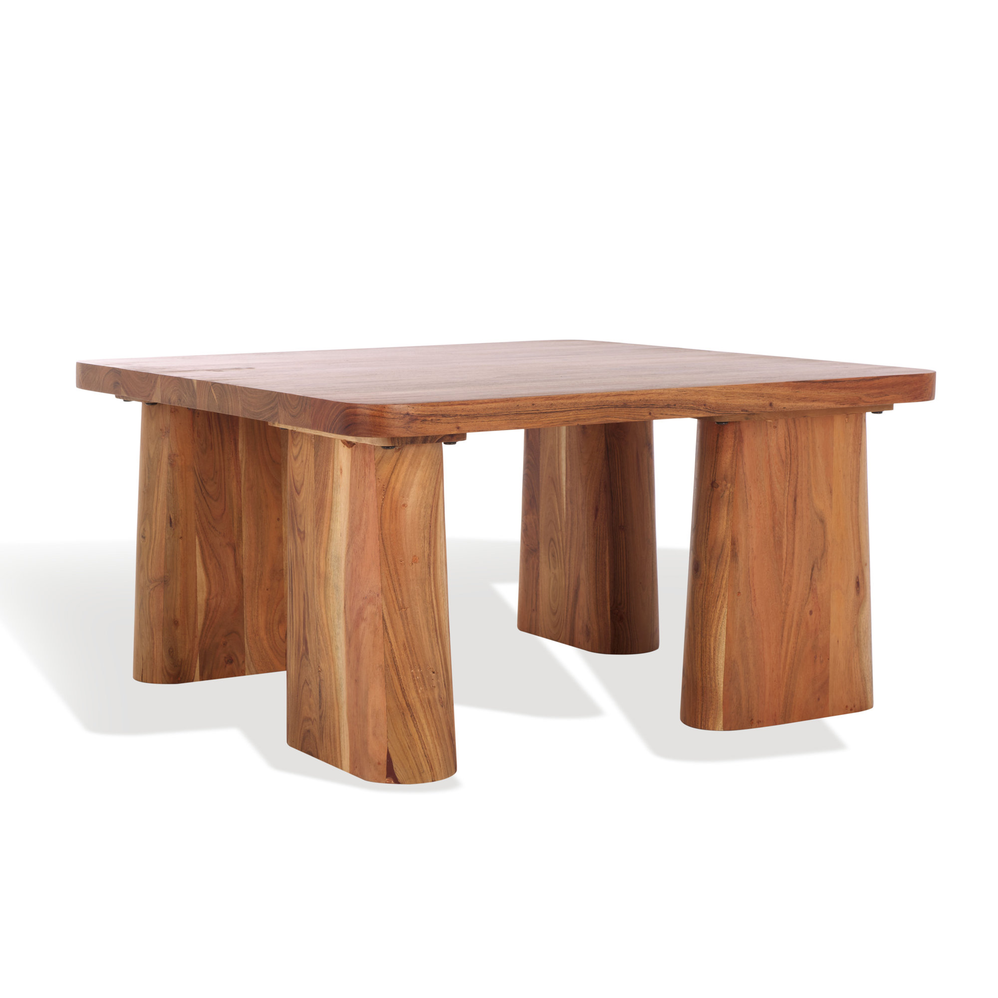Prudence Solid Wood Single Coffee Table, Natural