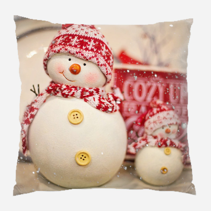  Coussin Snowman
