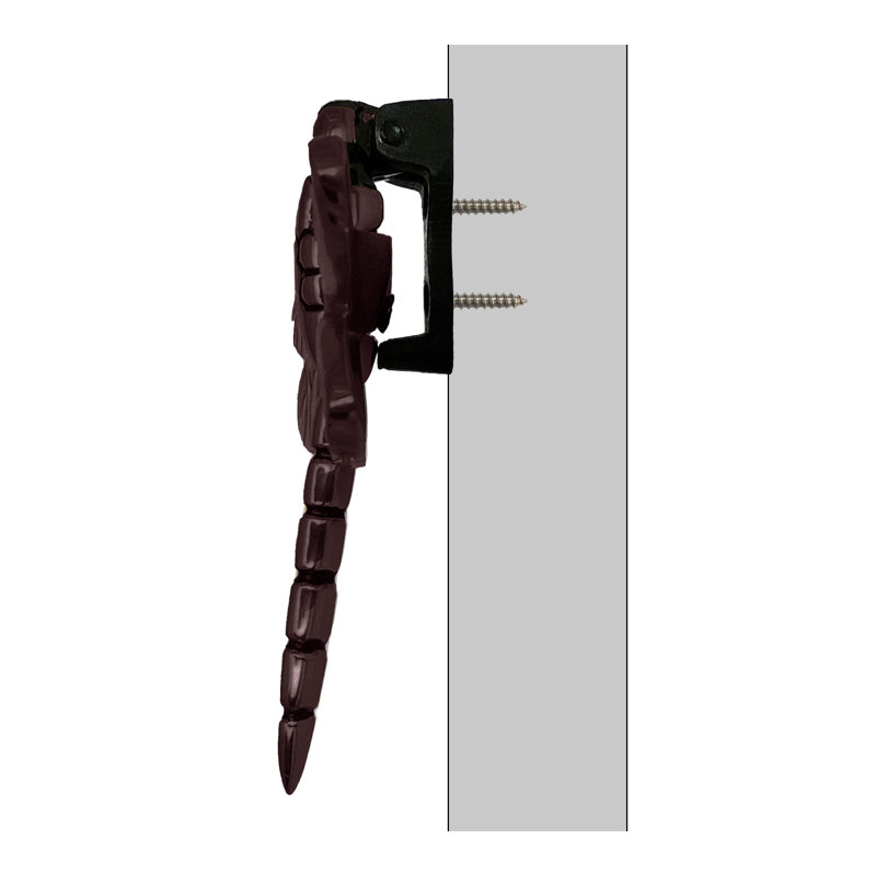 Oiled Bronze Dragonfly Door Knocker with Solid Brass Finish