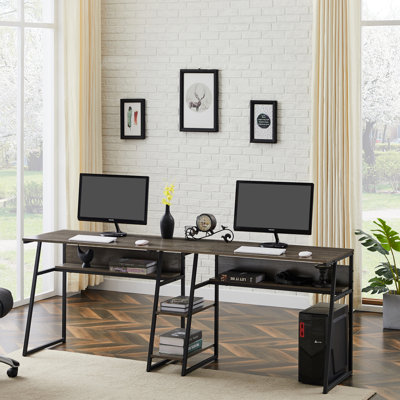 Varnell Metal Base Writing Desk