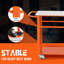 Table de soudage 36 po x 24 po, table de soudage en acier robuste 600 LBS avec trous 5/8 po et panneau perforé, établi industriel avec roues