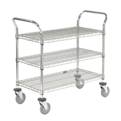 39'' H Utility Cart with Wheels
