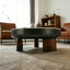 Table basse ronde blanche