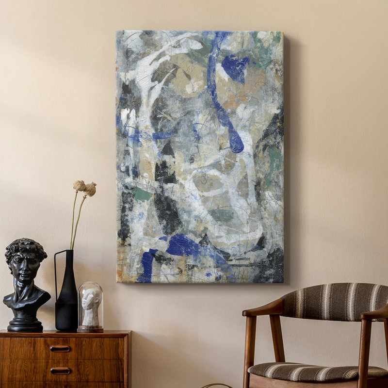 Counter Stream I -Custom Wrapped Gallery Cavas