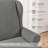 Polyester Blend T-Cushion Wingback Slipcover-437497337