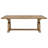 Fremont Brown Trestle Rectangular Dining Table