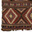 Tapis turc Konya antique à tissage plat. Ca 1850