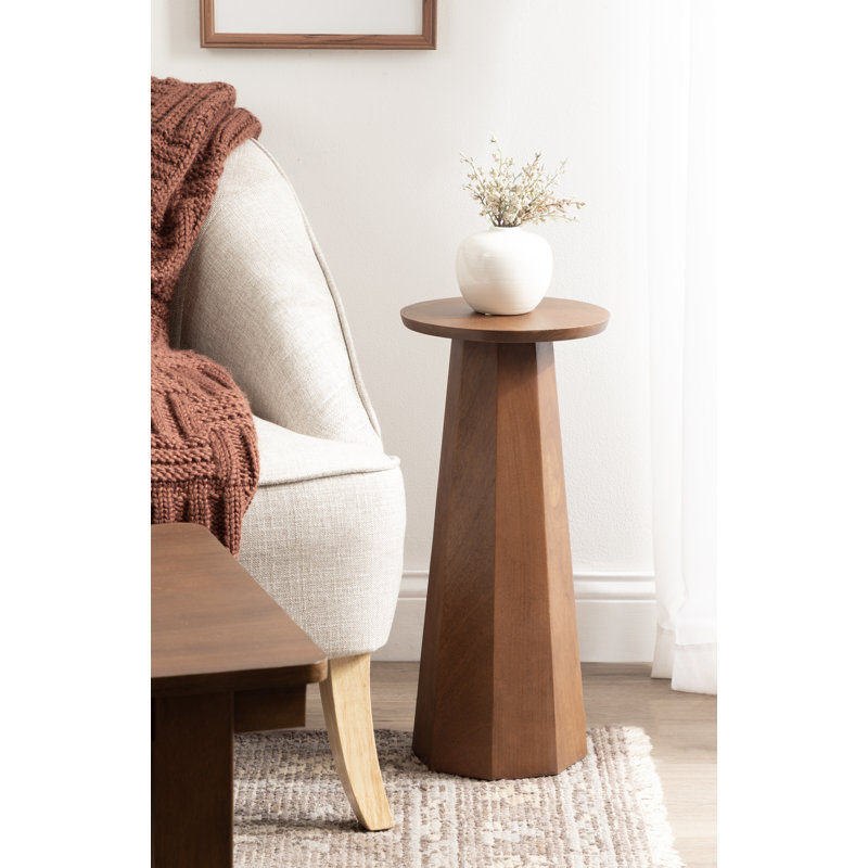 Table ronde en bois de manguier Hemingson