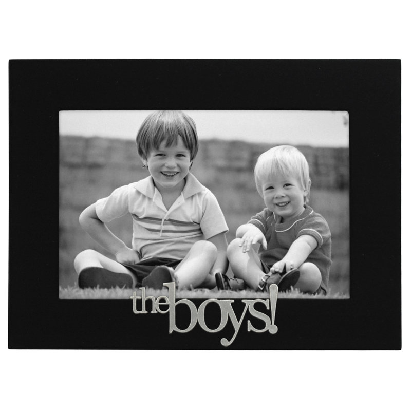 Black Wood Embossed Picture Frame