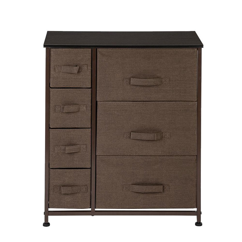 7 Drawer Storage Drawer, Brown