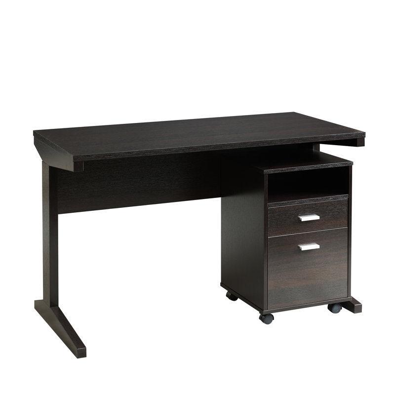 Bureau à domicile avec panneau de modestie et classeur détaché - style - couleur pour