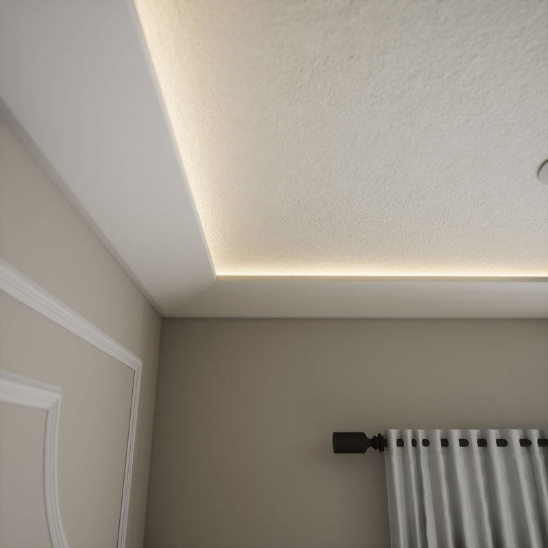 Blair 94.5 in. Unfinished Polyurethane Crown Moulding