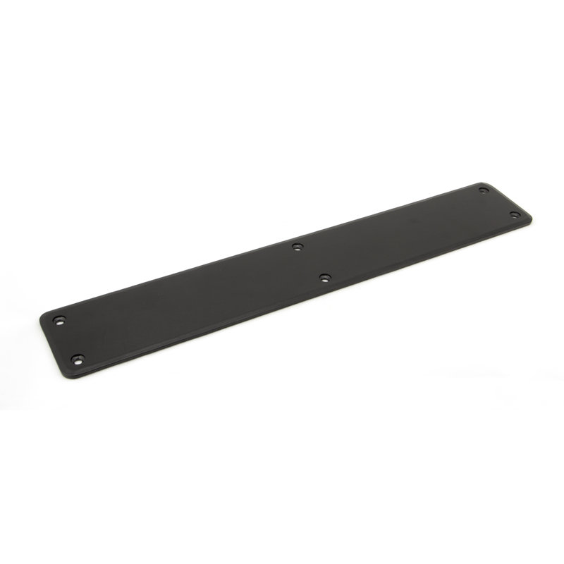 Plain Fingerplate Kick Plate, Black