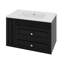 Ensemble de meuble-lavabo mural 30 po avec lavabo 30 po, 2 tiroirs-1815508892