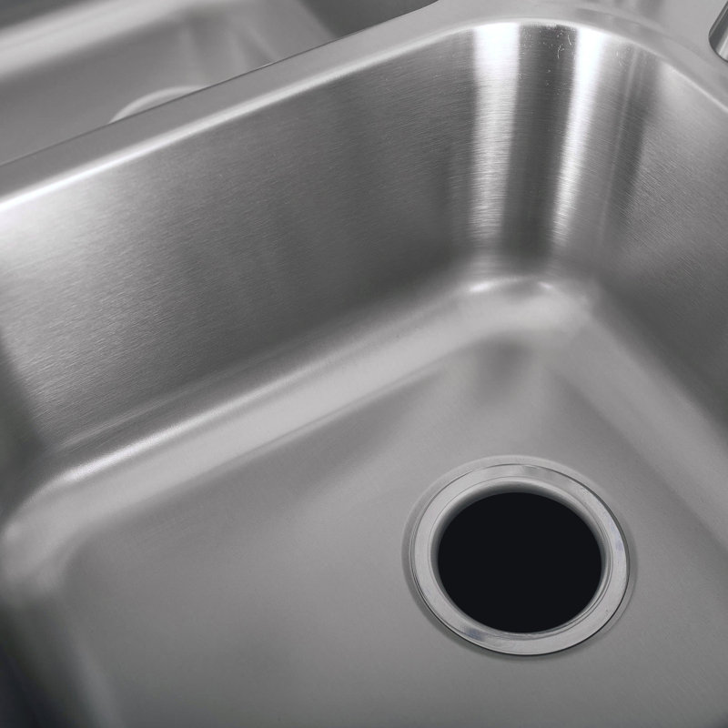 33'' L Drop-In Double Bowl Stainless Steel Kitchen Sink