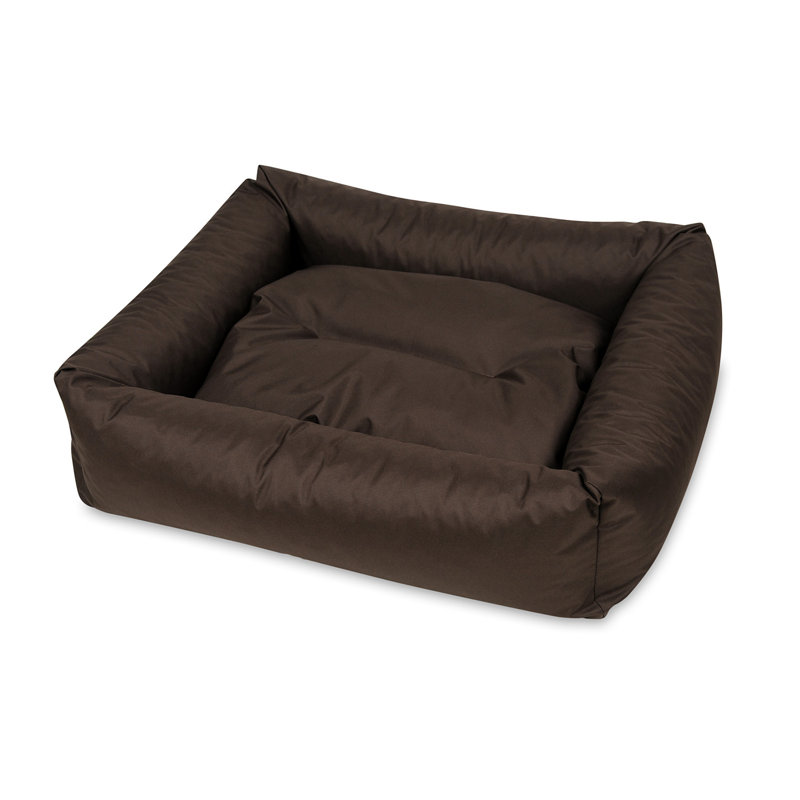 Theodis Codura Pet Bed, 17cm H x 80cm W x 71cm D, Brown, Large