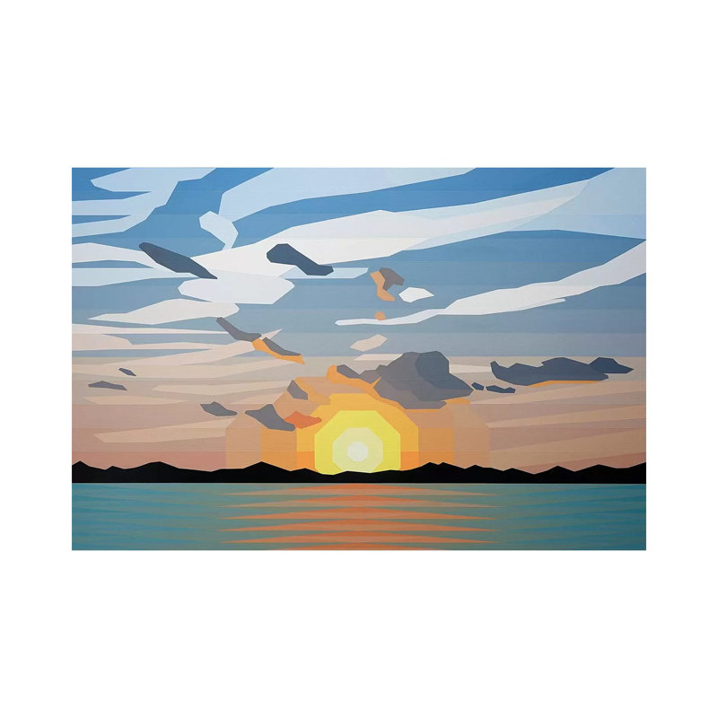 Beautiful Sunrise by Jun Youngjin - Wrapped Canvas Print