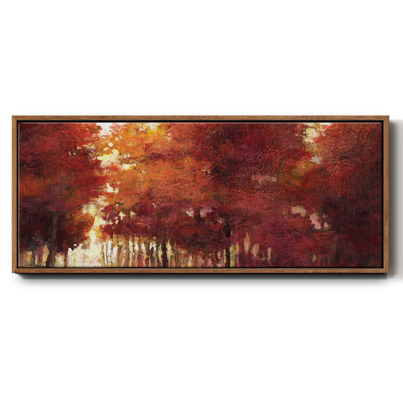 Lumière de l'après-midi - Toile encadrée, H 20 po x l 50 po