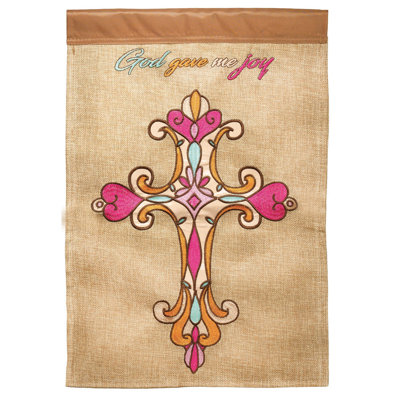 Drapeau de jardin en polyester/mélange de polyester à 2 côtés 18 x 13