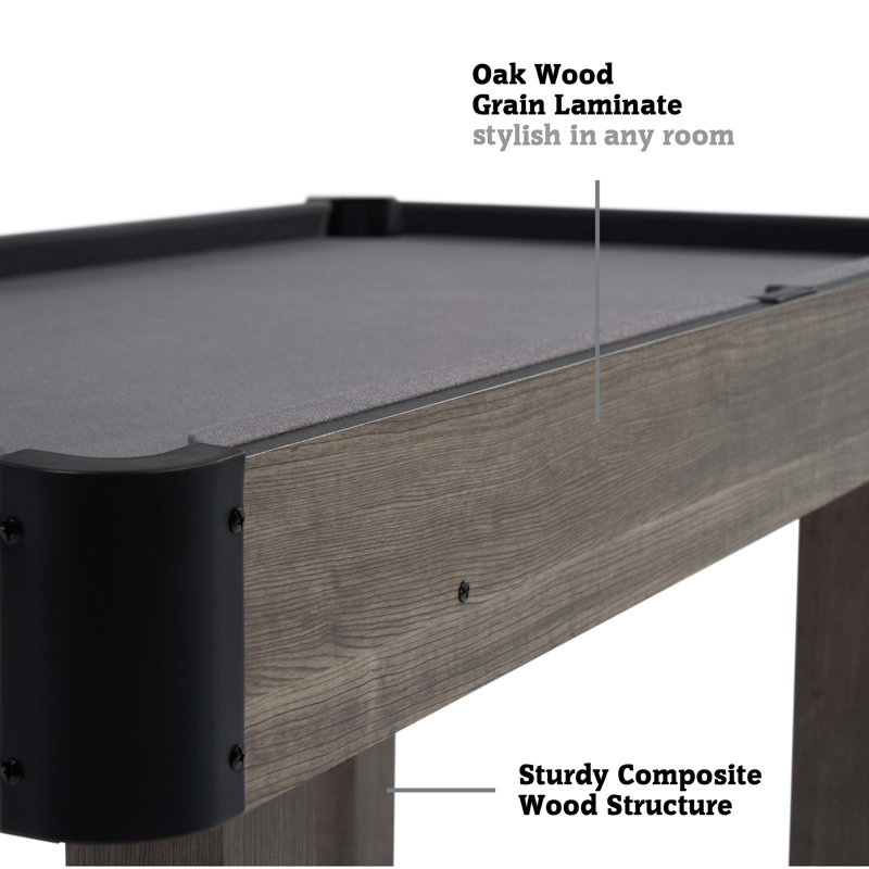 Table de billard 4 pi avec accessoires de jeu Charleston