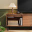 59" Mid Century TV Stand Entertainment Centre with Storage Cabinet & Power Outlet, Suitable for Living Room & Bedroom-809292065-806632982