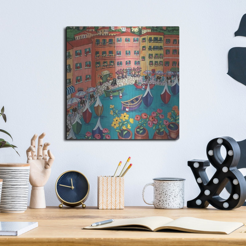 Villefranche sur mer par Holly Wojhan, H 12 po x l 12 po