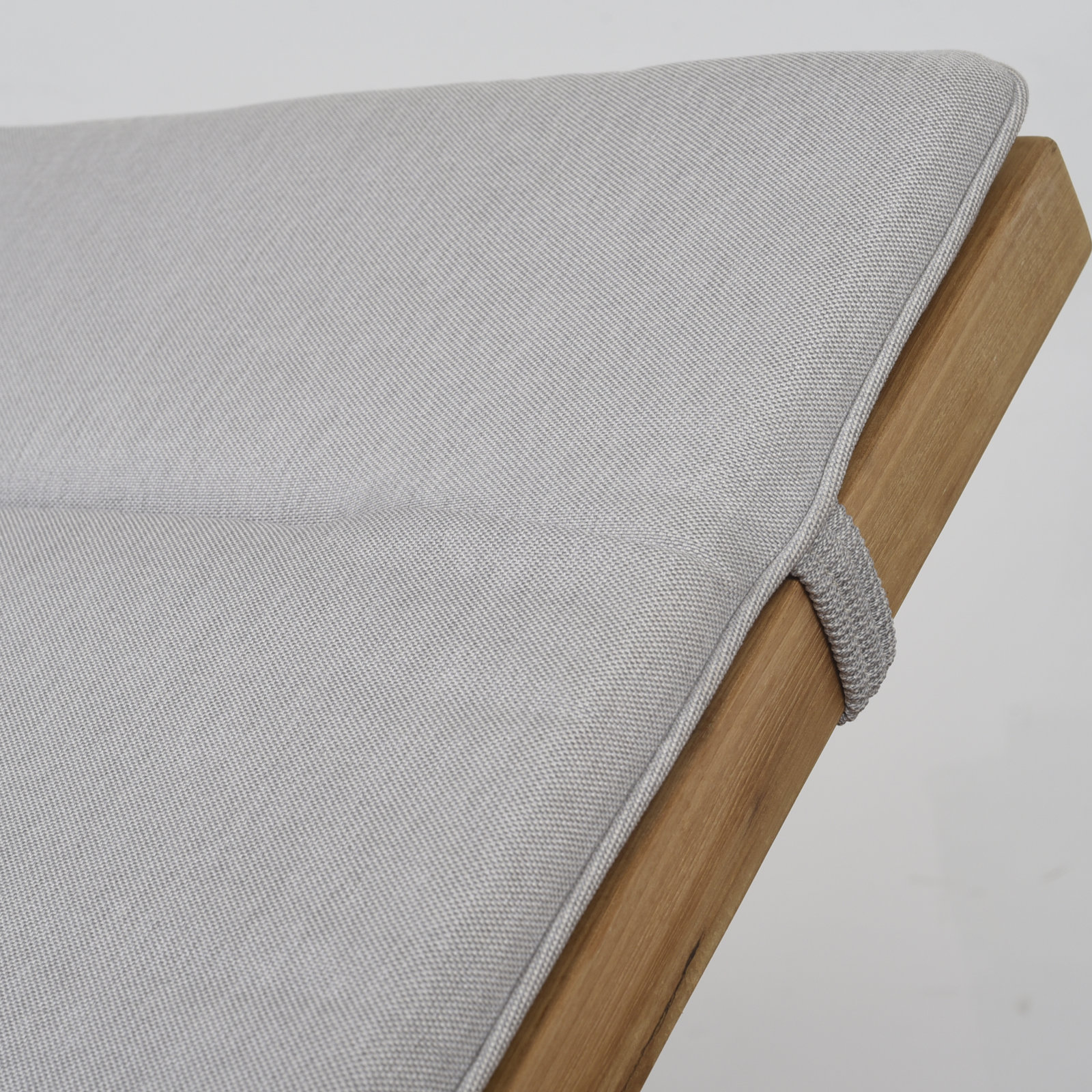 Arnoult 25" Teak Patio Chaise Lounge