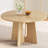 Abishan 47.24" Modern Farmhouse Round Dining Table for Kitchen, Dining Room,Office,Bar