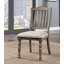 Chaises d'appoint de style transitionnel 2 pièces