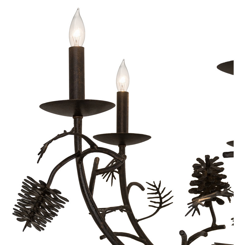 Palmgrass 8 - Light Dimmable Empire Chandelier